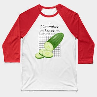 Cucumber Lover - Cucumis sativus Baseball T-Shirt